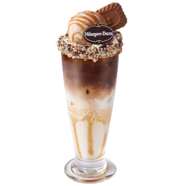Peanut Caramel Crunch Latte